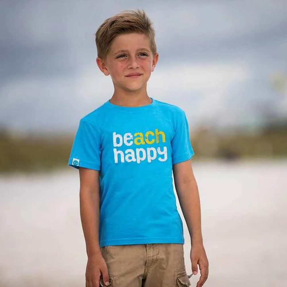 30A Youth Beach Happy Recycled Short Sleeve T Shirt