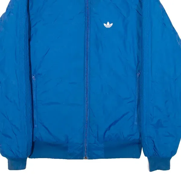 ADIDAS Reversible Insulated Mens Quilted Jacket Blue S