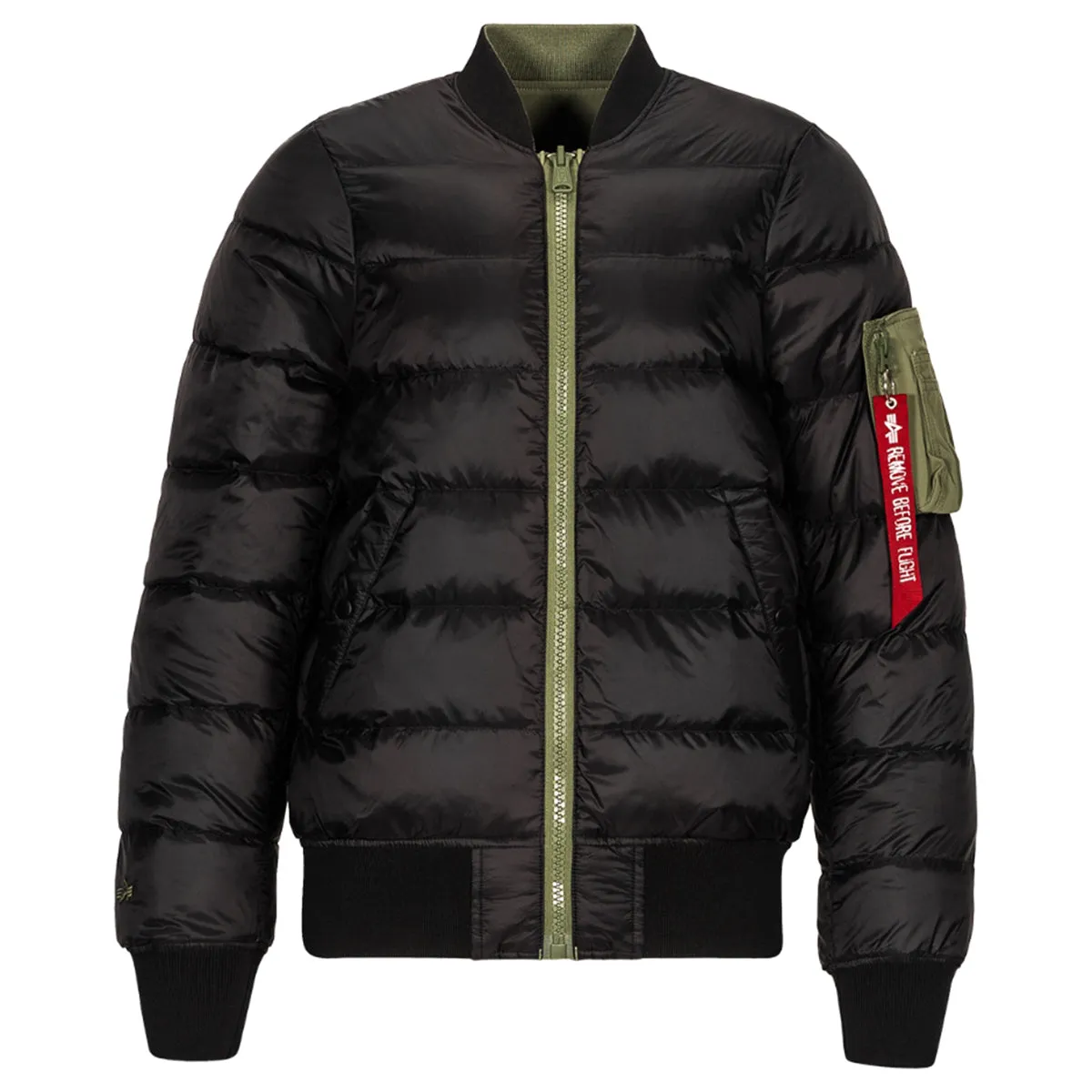 Alpha Industries Men's Sage MA-1 Reversable Down Flight Jacket