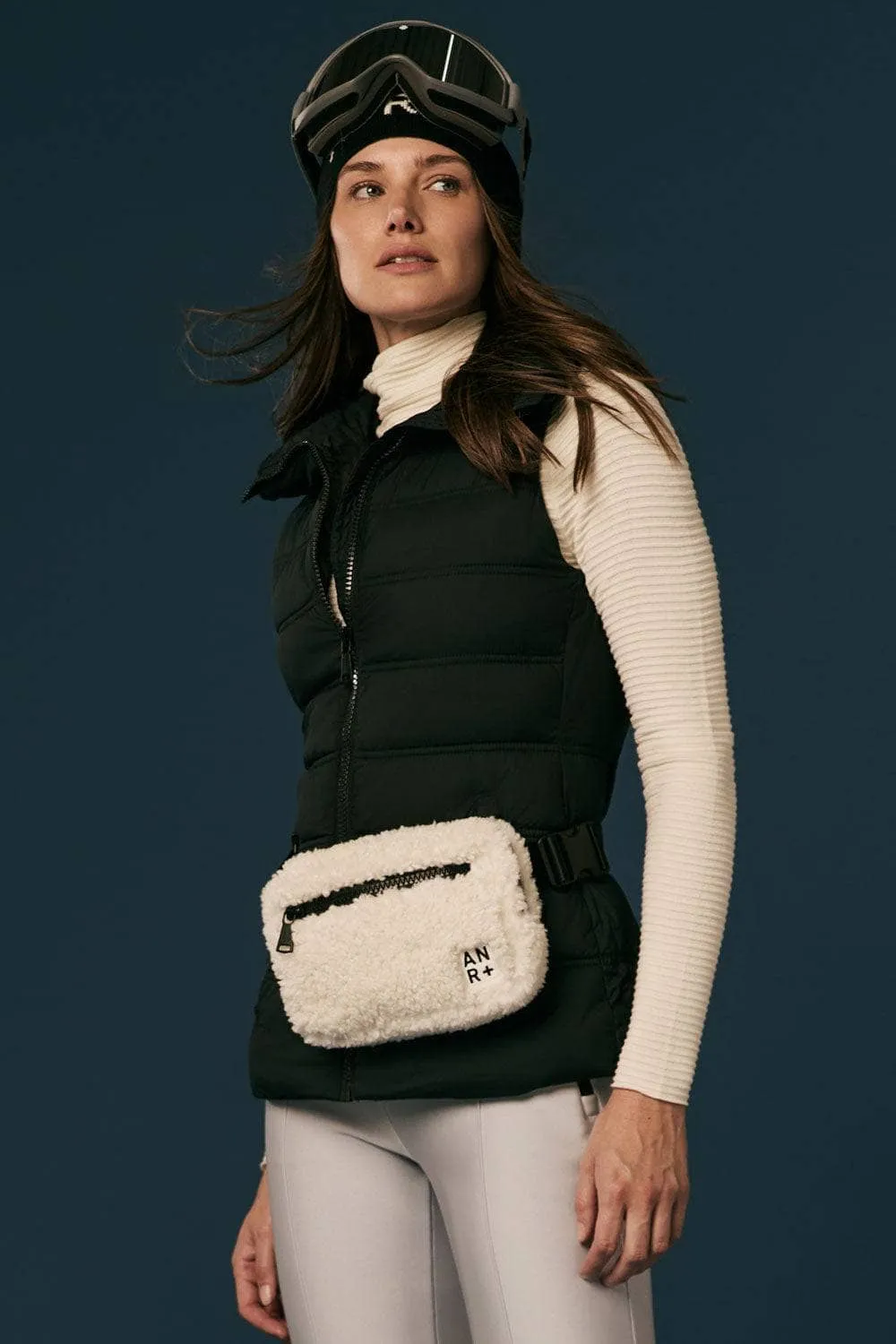 Arosa Puffer Vest | Black