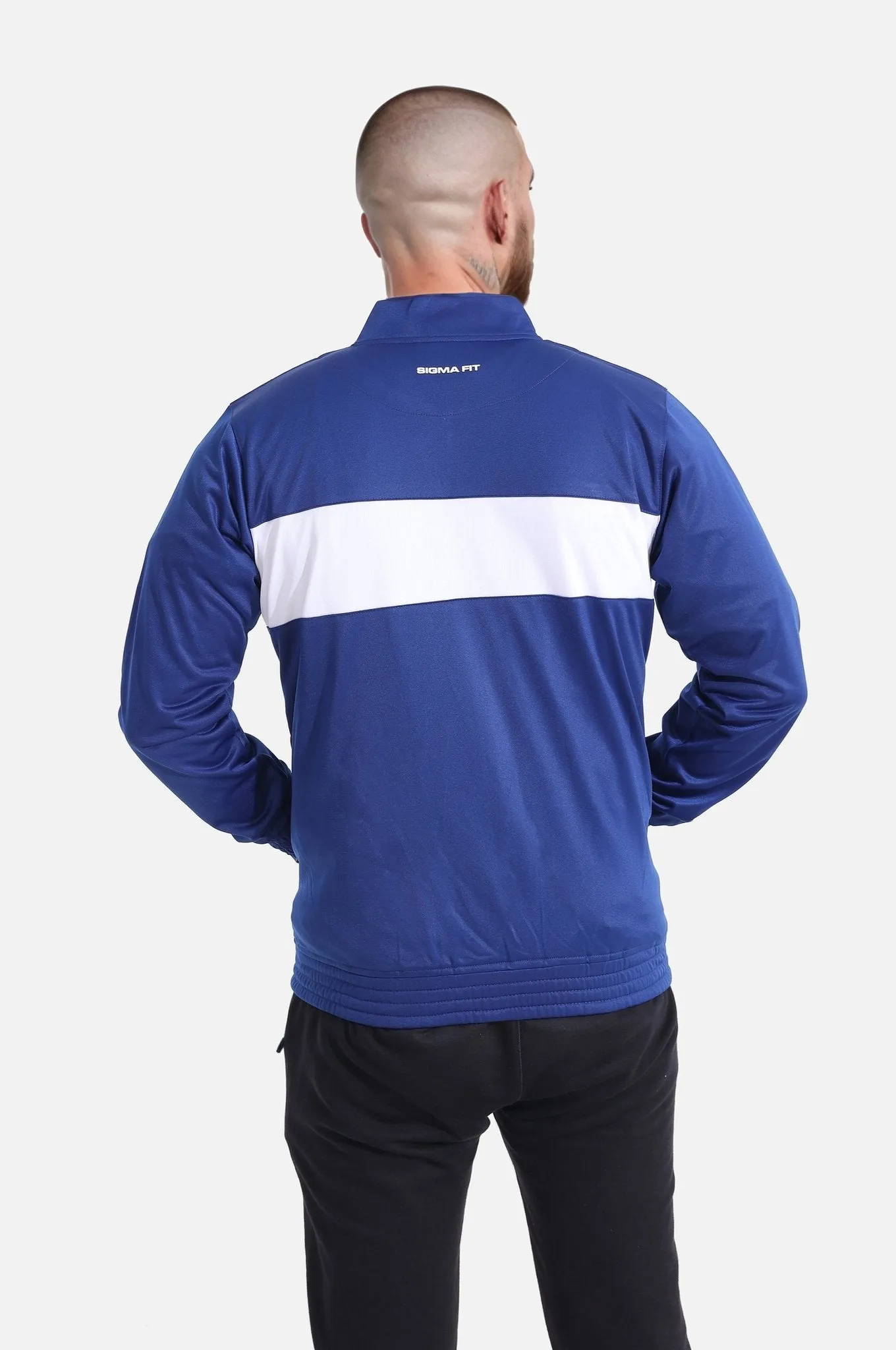 Bellwether Blue Men Tracksuit Jacket