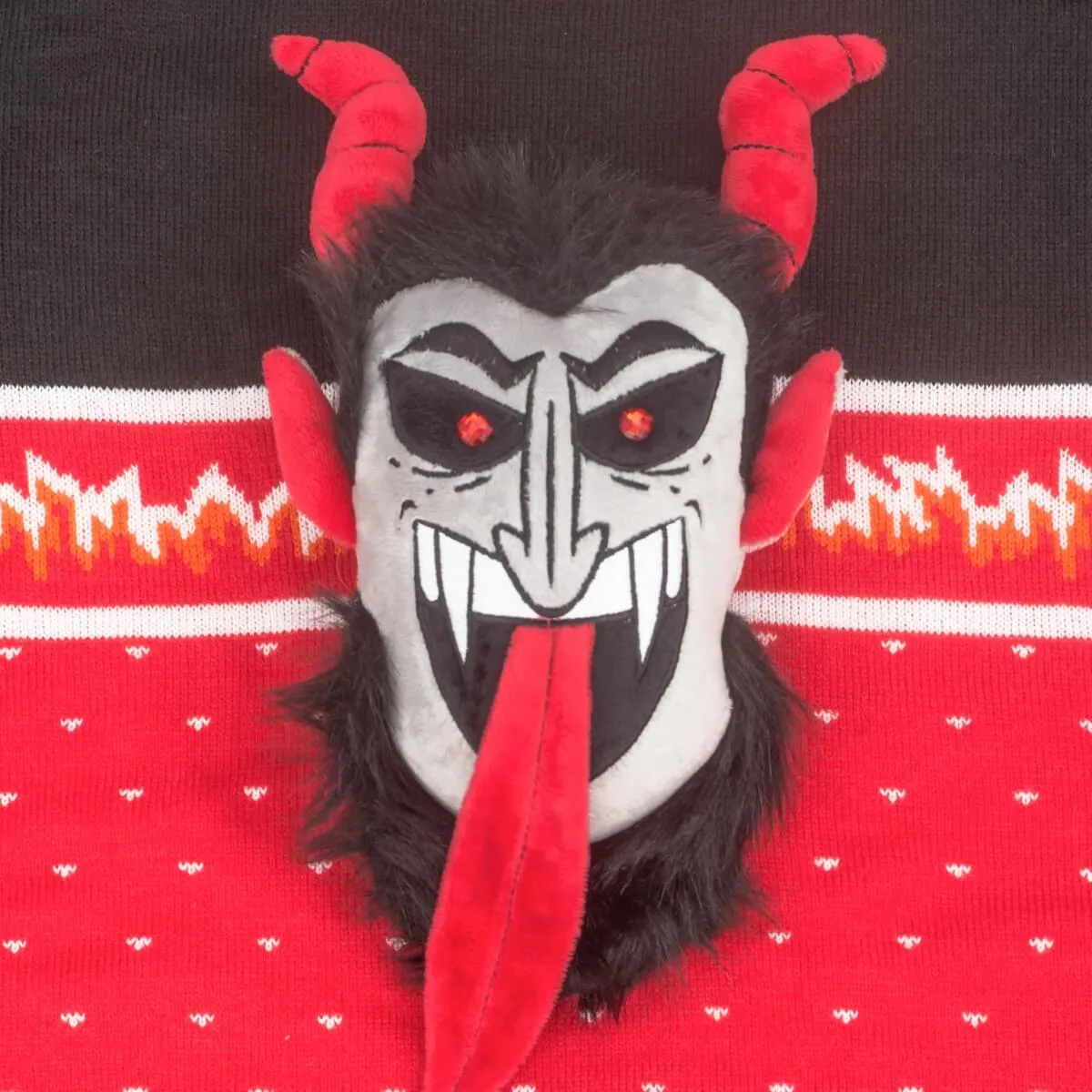 Beware the Krampus 3D Ugly Christmas Sweater