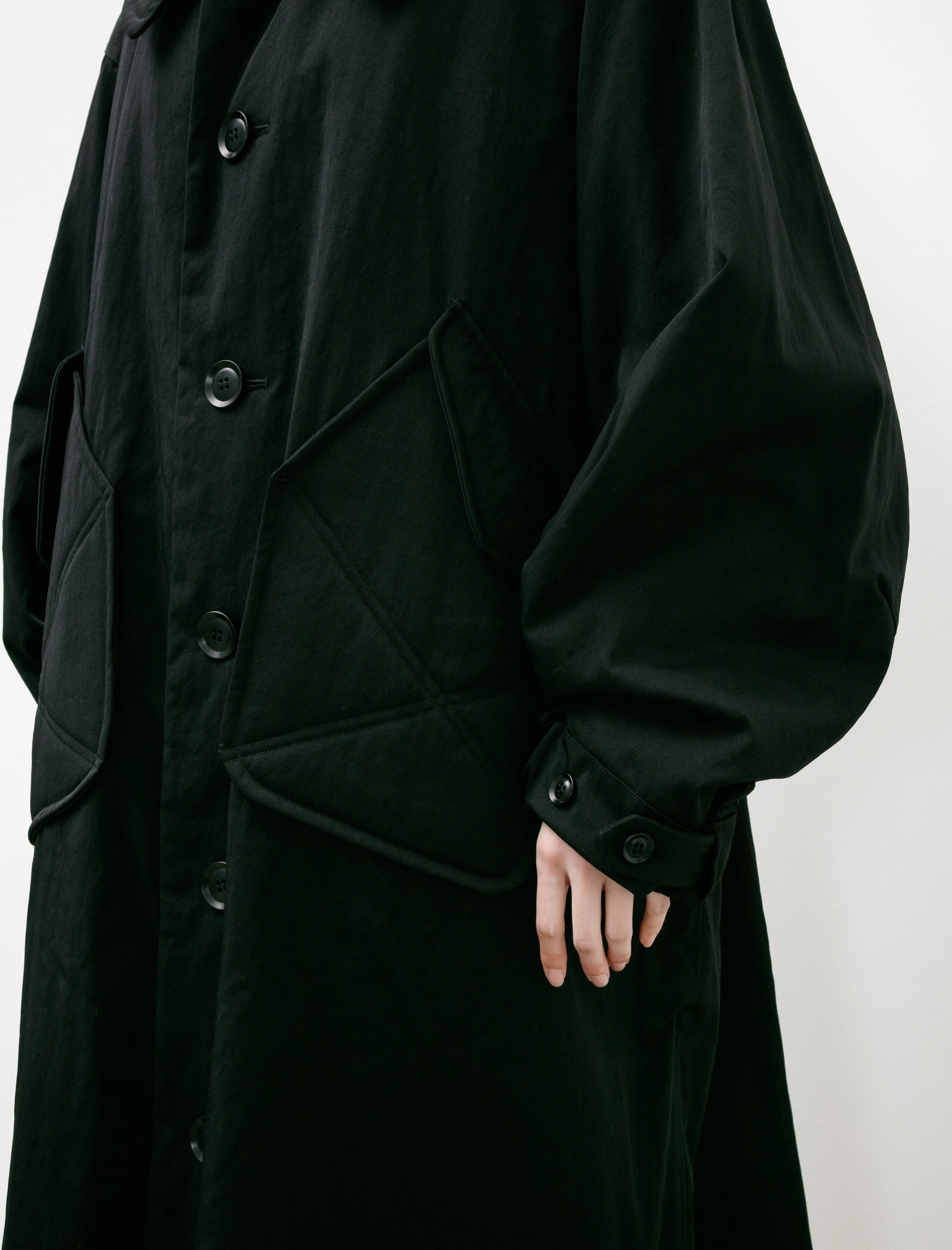 Big Pocket Coat Black