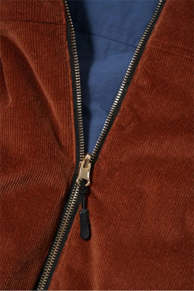 Butter Goods Reversible Jacket Lodge Cord Rust Lake