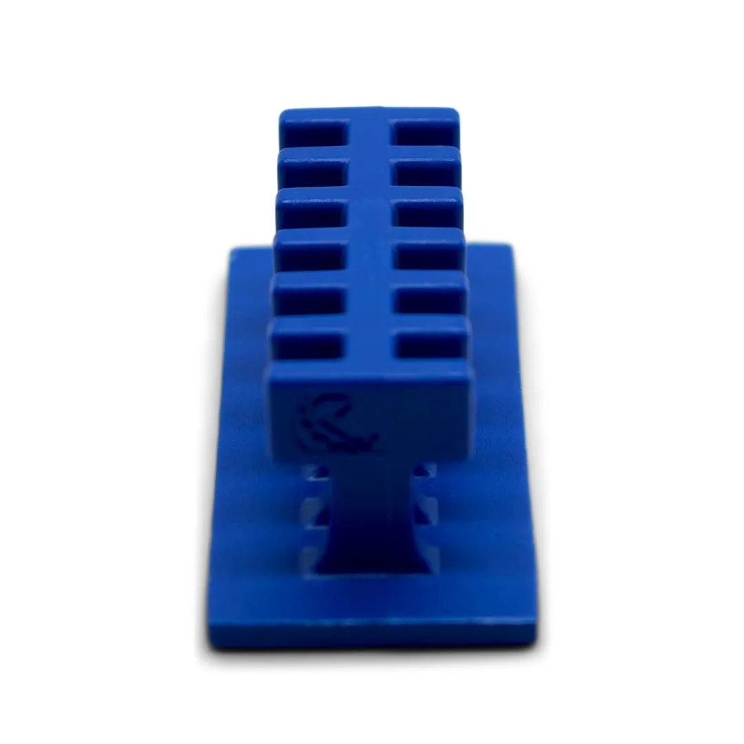 Centipede® 25 x 54 mm (1 x 2 in) Blue Rigid Crease Glue Tab