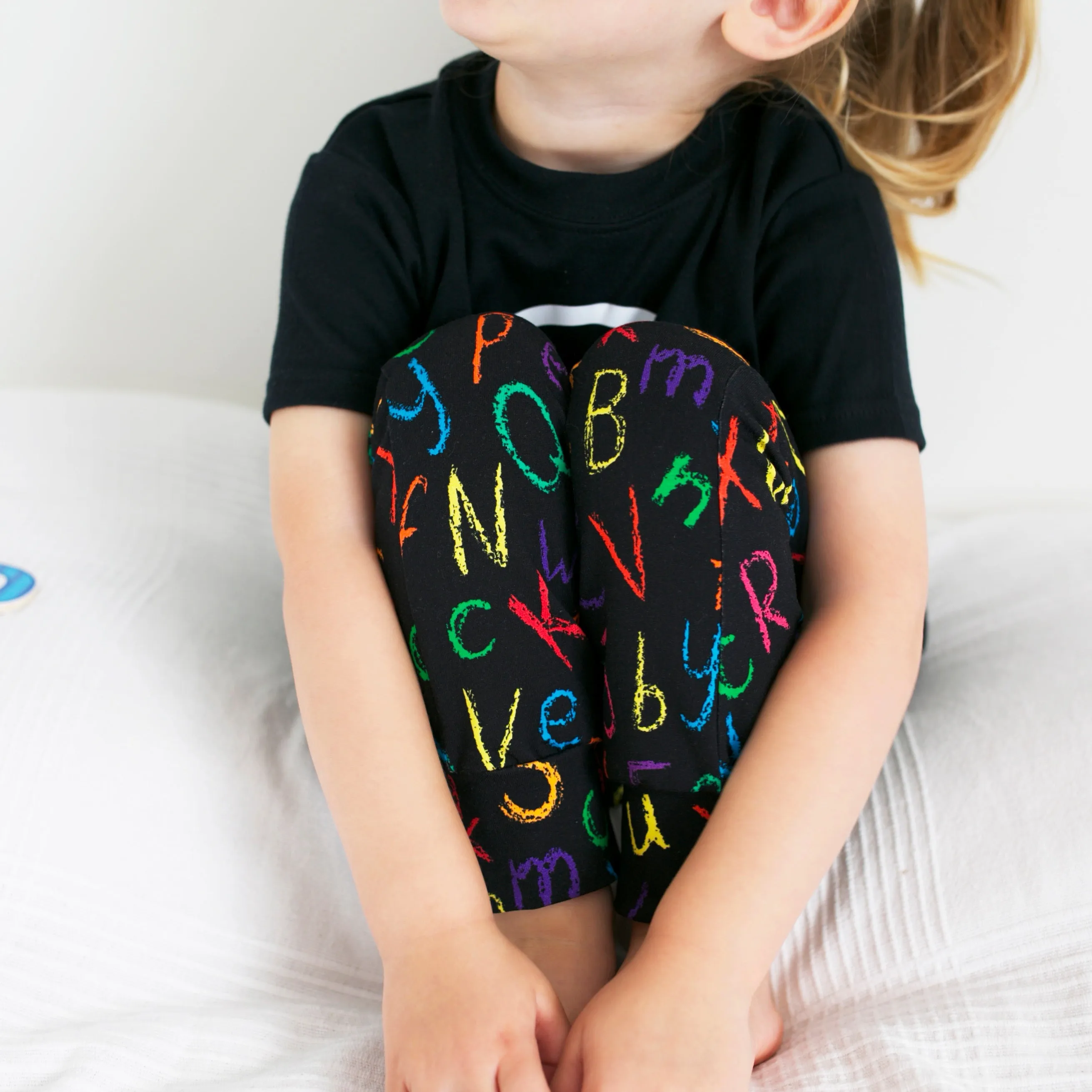 Chalkboard Letter Leggings