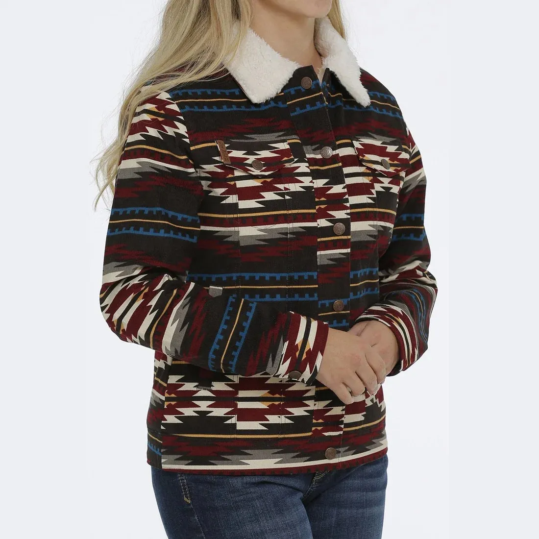 Cinch Women’s Jacket Trucker Corduroy Multi