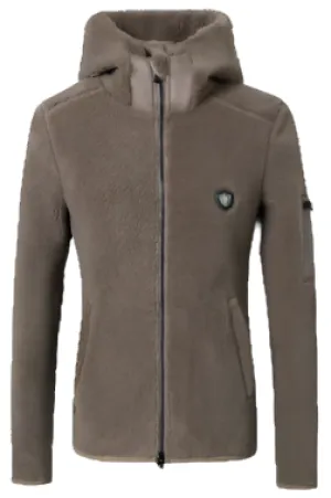 Covalliero Wmn Hoody Jacket Taupe