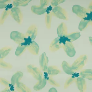 Crepe Print - DELPHINE - Daisy - Green