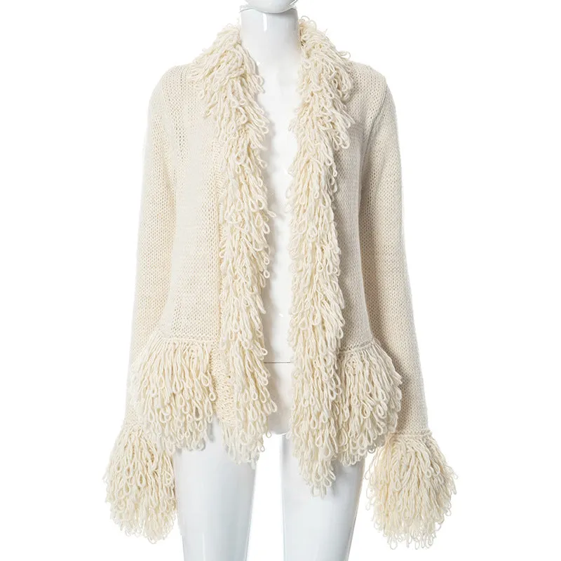 Devora Fringe Cardigan