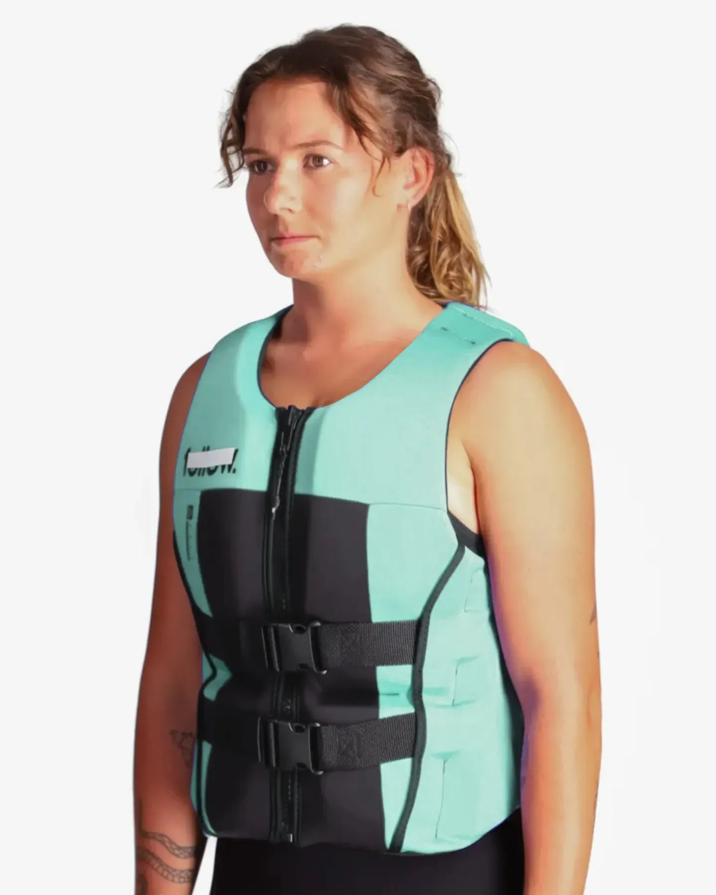 Follow Womens Tact CGA Vest - Teal/Black