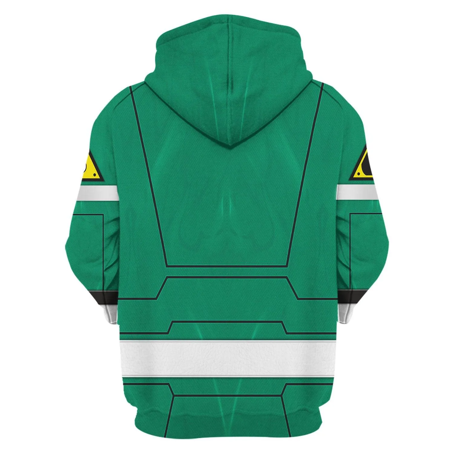 Gearhomie Green Power Rangers Turbo Hoodies Sweatshirt T-shirt Hawaiian Tracksuit