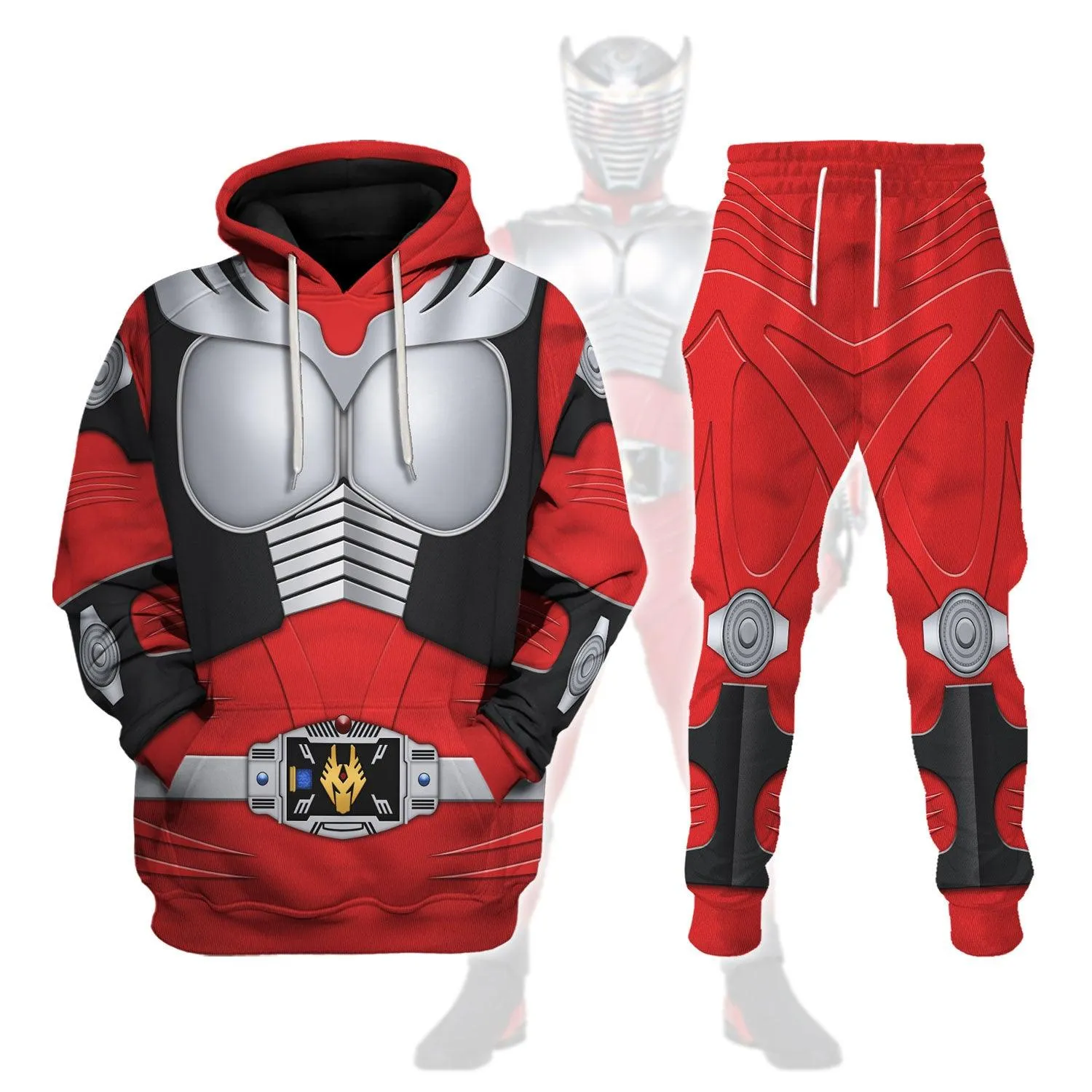 Gearhomie Kamen Rider Dragon Knight Cosplay Costumes Hoodies Sweatshirt T-shirt Tracksuit