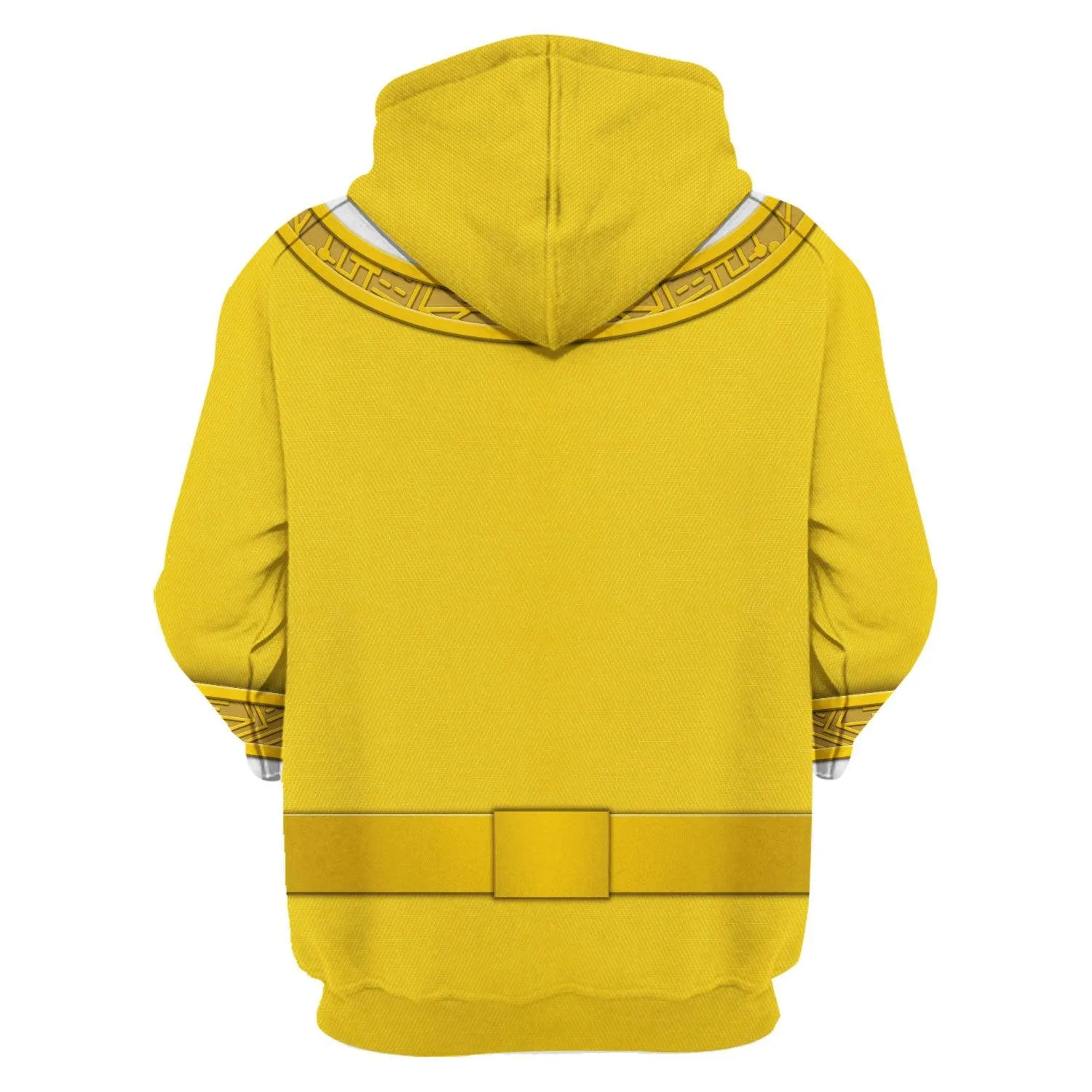 Gearhomie Yellow Power Rangers Zeo Hoodies Sweatshirt T-shirt Hawaiian Tracksuit