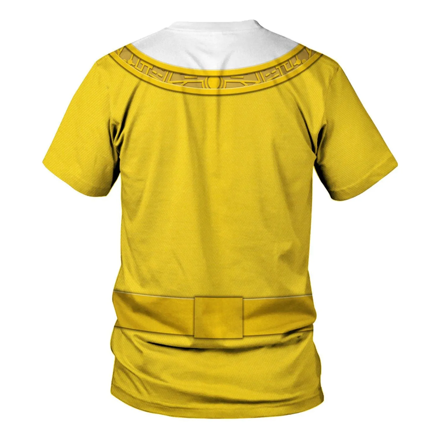 Gearhomie Yellow Power Rangers Zeo Hoodies Sweatshirt T-shirt Hawaiian Tracksuit