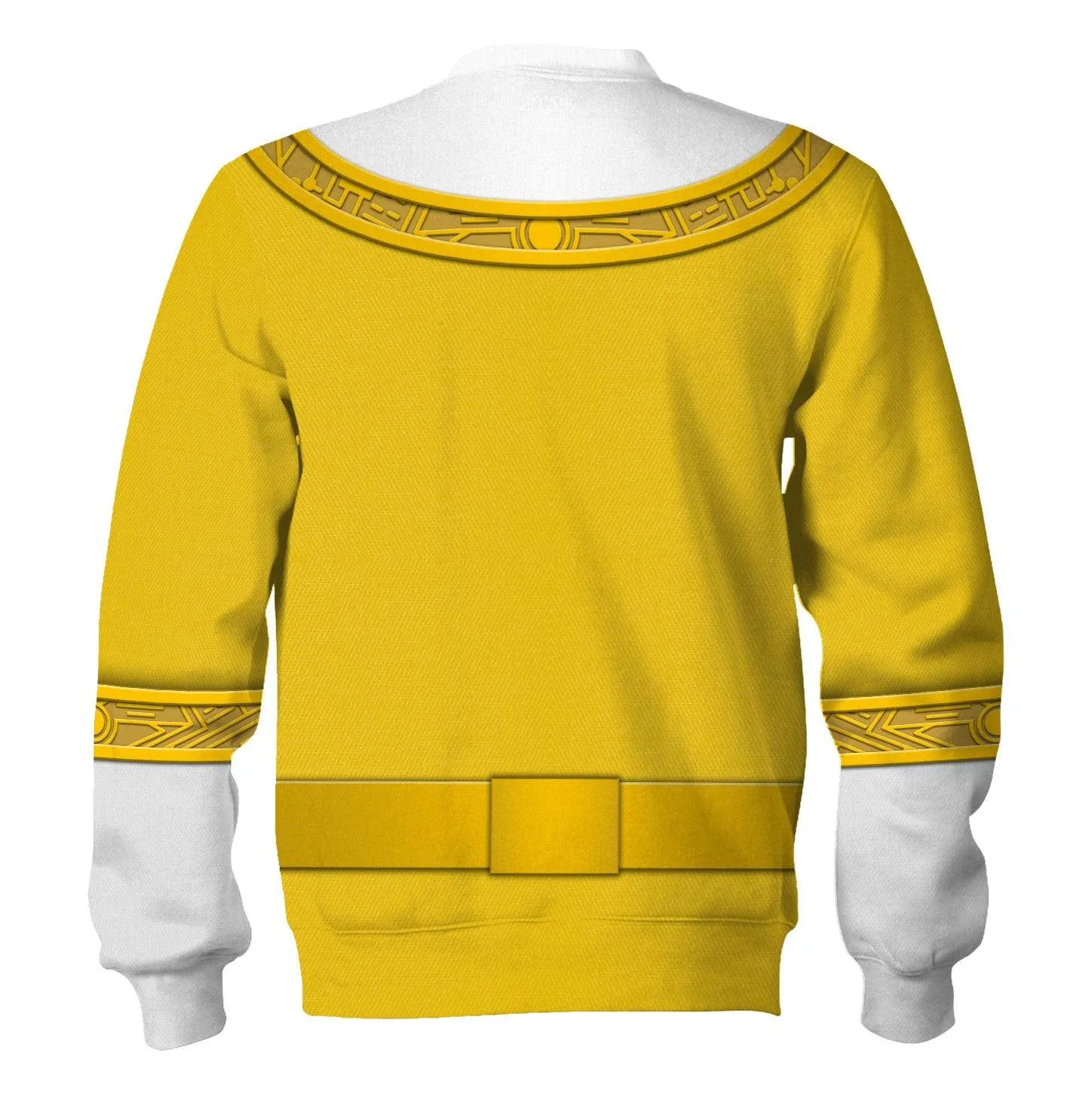 Gearhomie Yellow Power Rangers Zeo Hoodies Sweatshirt T-shirt Hawaiian Tracksuit