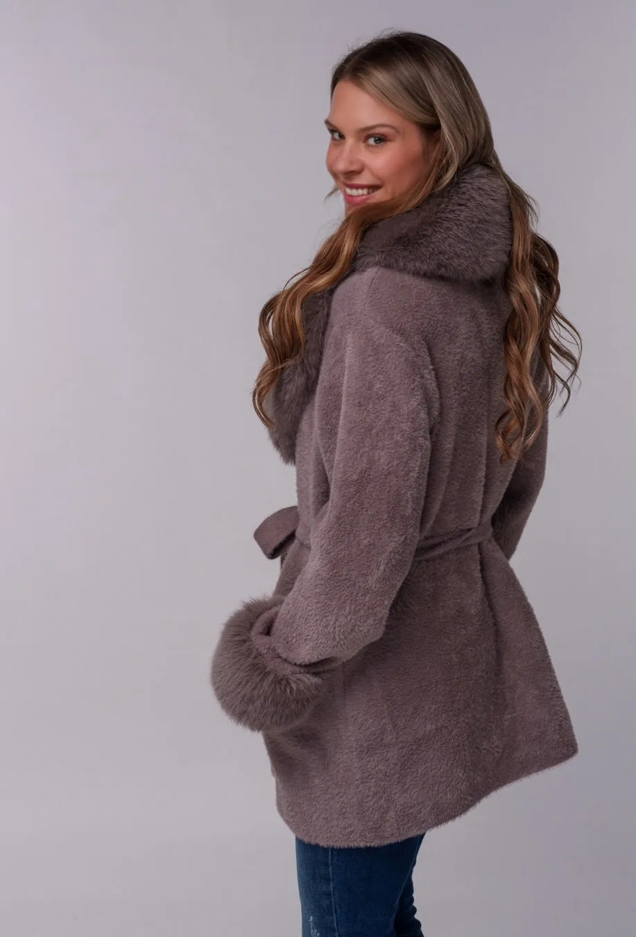 Glamour Faux Fur Jacket