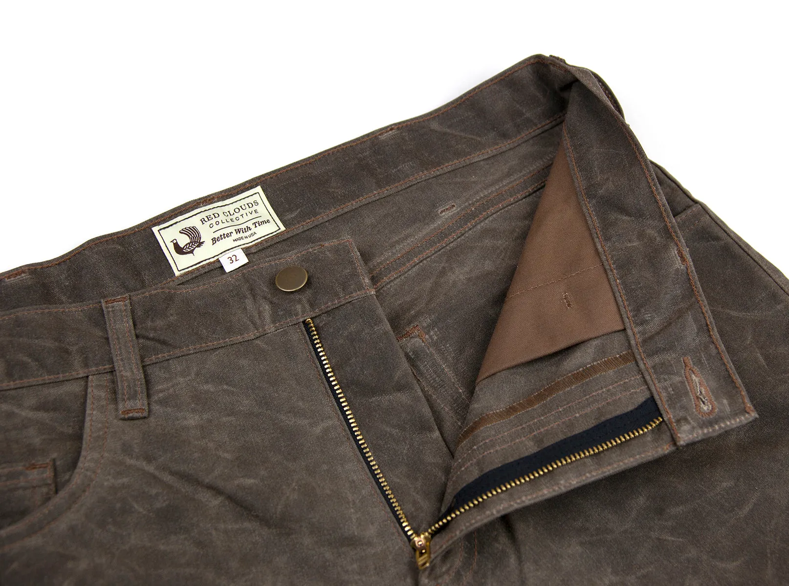 GN.04 Waxed Canvas Pants - Havana