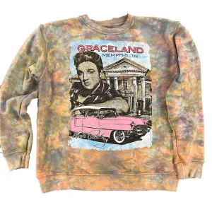 Graceland Elvis Pink Car Sweatshirt