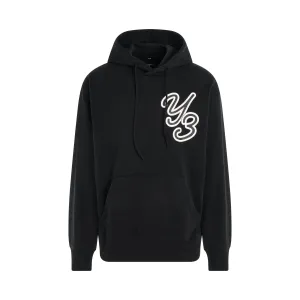 Graphic Logo Hoodie in Black