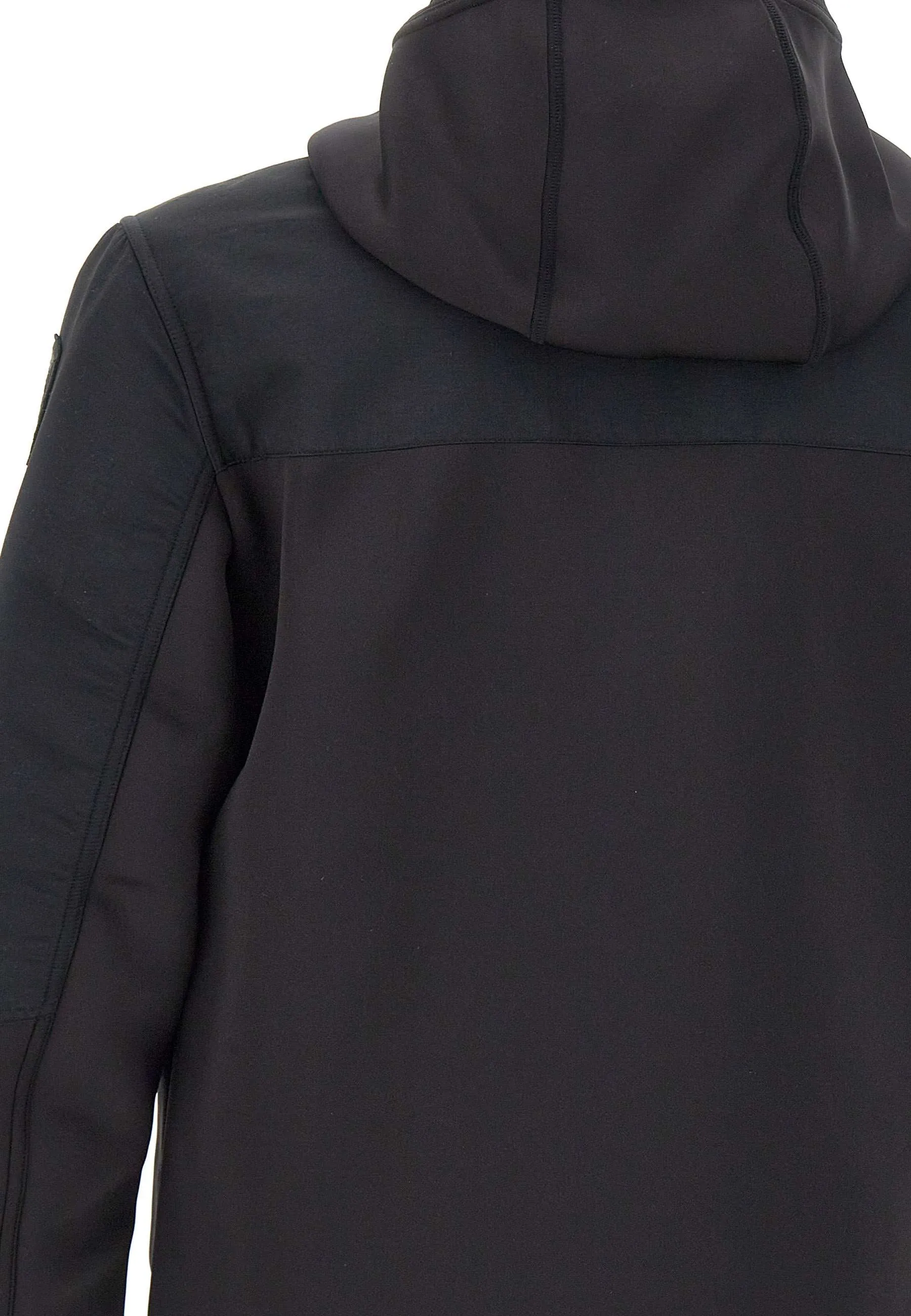 Grover Black Neoprene Sweatshirt