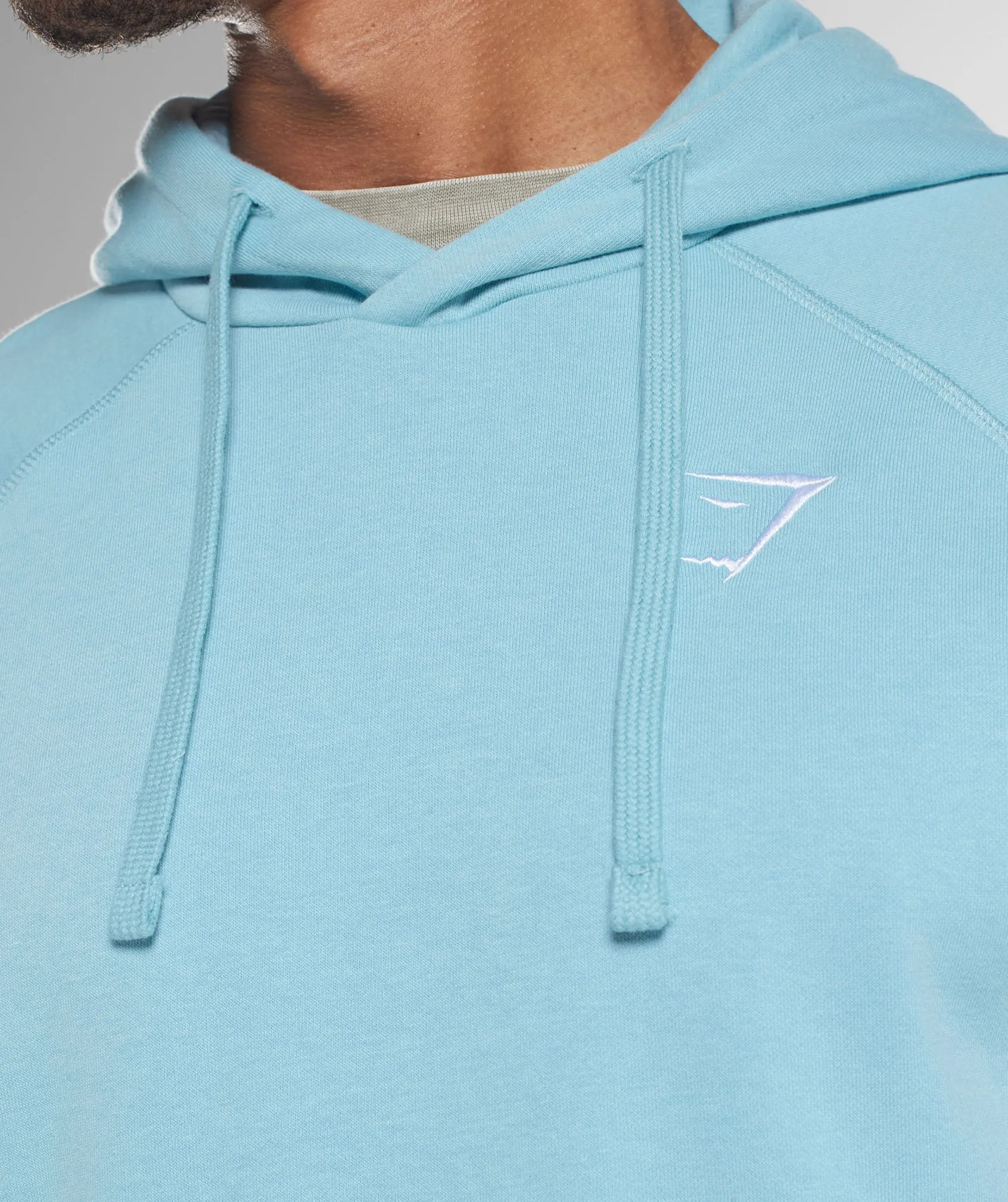 Gymshark Crest Hoodie - Iceberg Blue