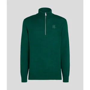 HALF ZIP TURTLENECK