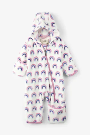 Hatley Pretty Rainbows Baby Girls Fleece Bundler