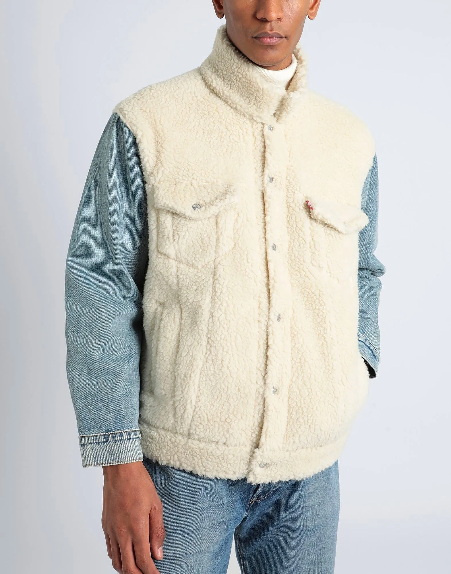 Hybrid Relaxed Cozy Trucker Jacket