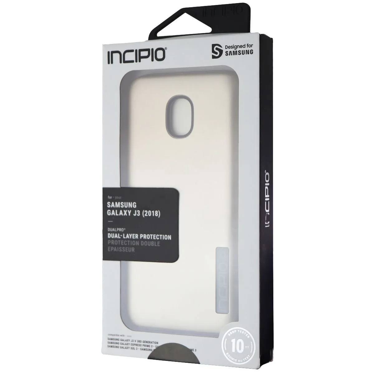 Incipio DualPro Series Dual Layer Case for Samsung Galaxy J3 (2018) - Gold/Gray