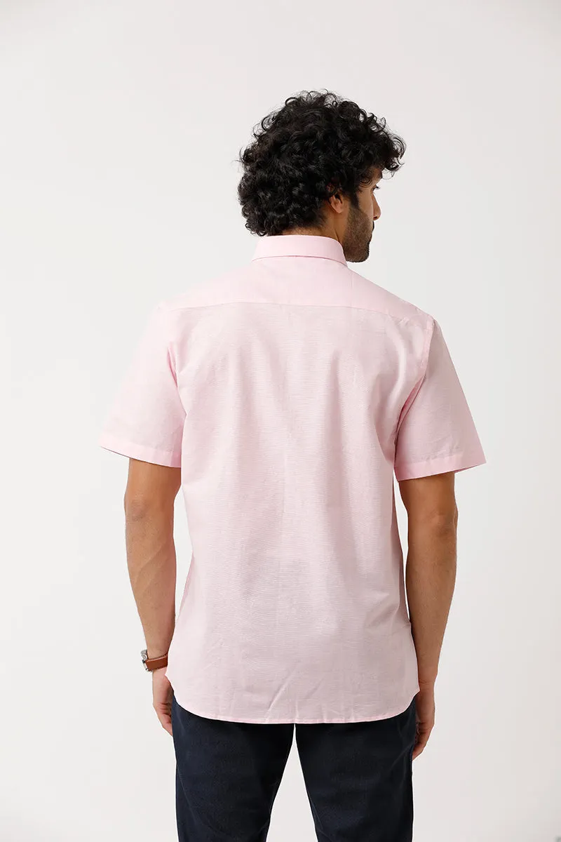 Jute Classic - Soft Pink Formal Shirt For Men | Ariser