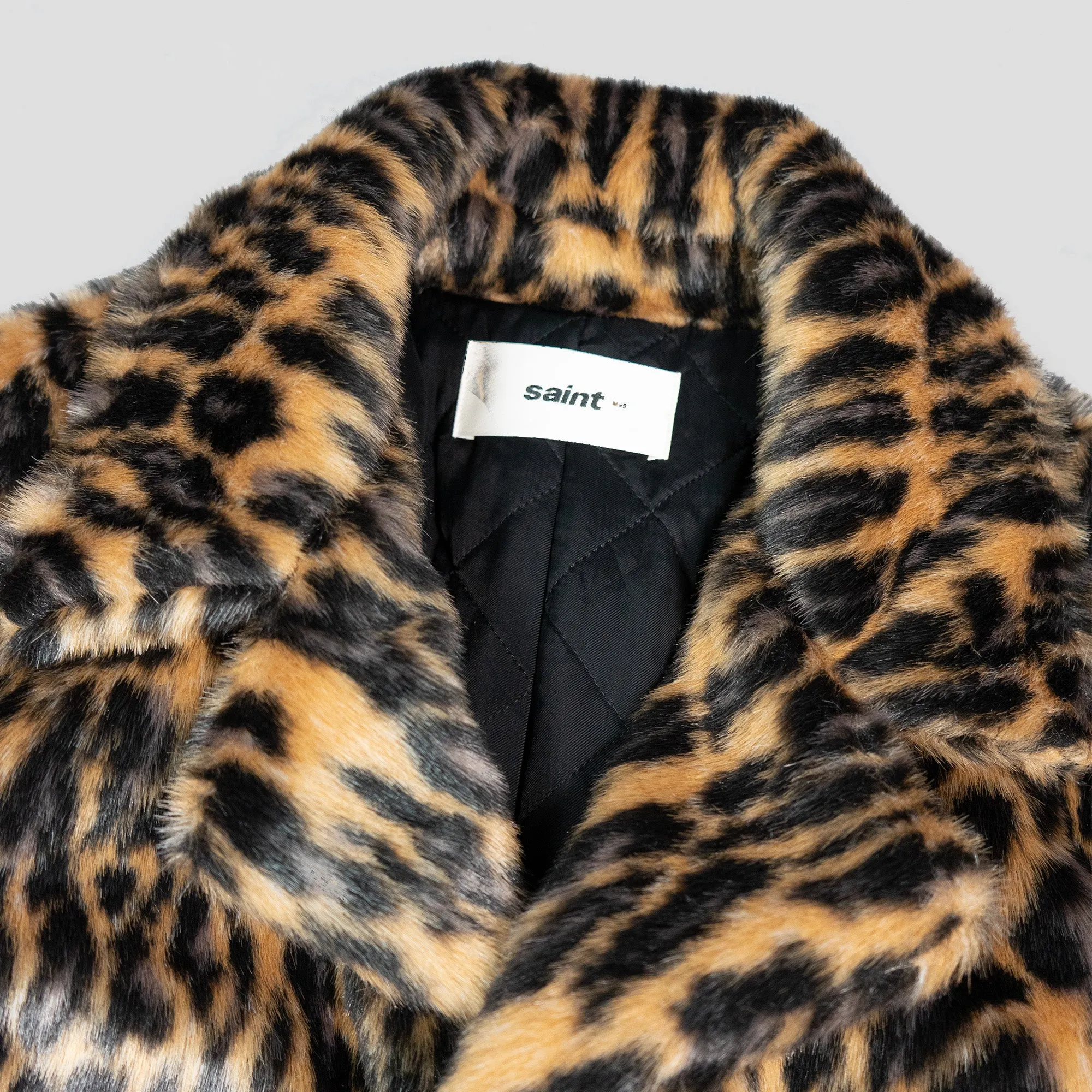 LEOPARD FUR COAT