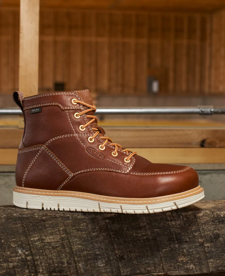 Men's San Jose 6" Waterproof Boot (Soft Toe)  |  Tortoise Shell/Star White