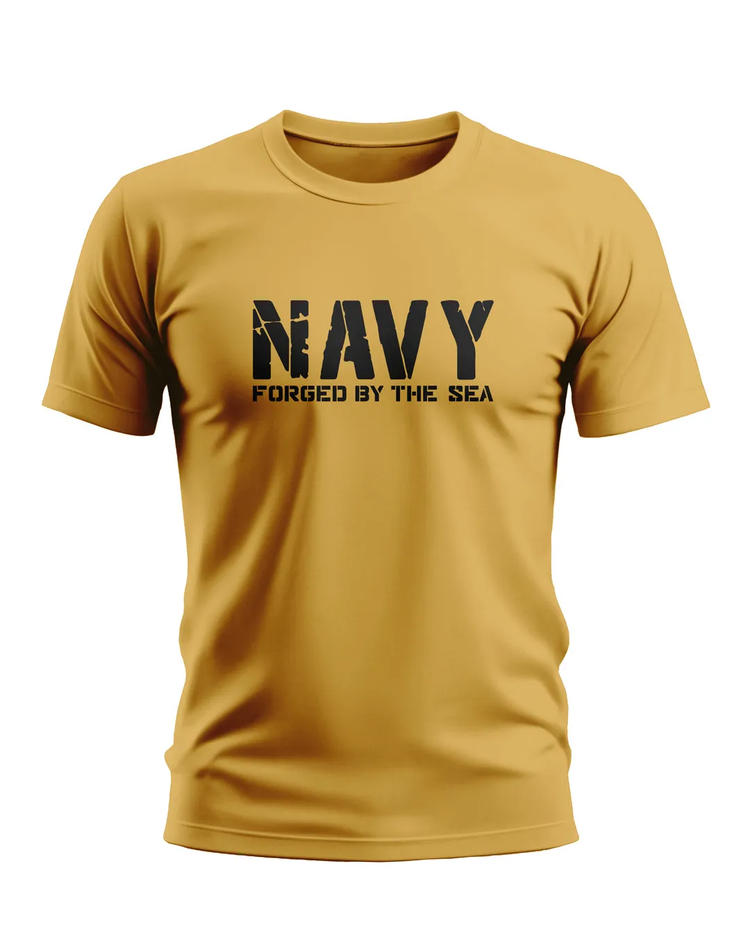 Navy Forged By The Sea Soft Cotton T-shirt