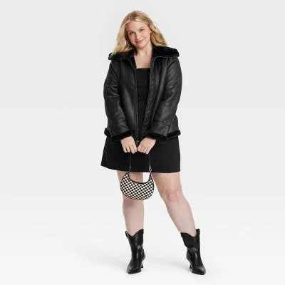 New - Women's Faux Shearling Jacket - Universal Thread