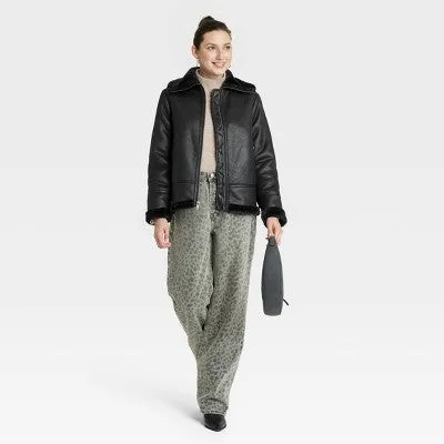 New - Women's Faux Shearling Jacket - Universal Thread