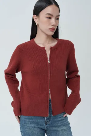 Nezera Cardigan In Brick