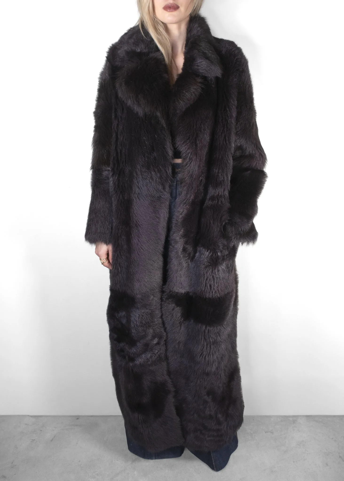 Nour Hammour Evita Shearling Coat