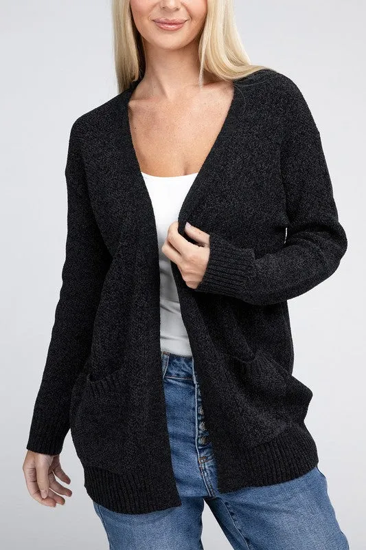 Open Front Sweater Cardigan