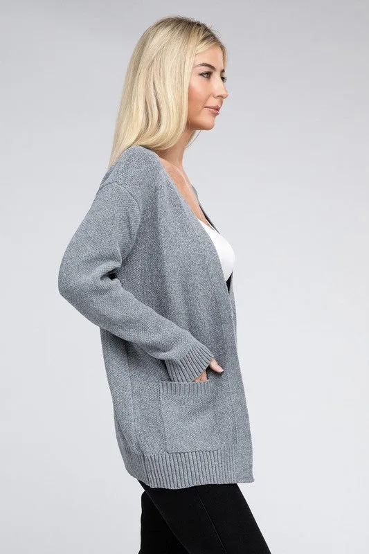 Open Front Sweater Cardigan