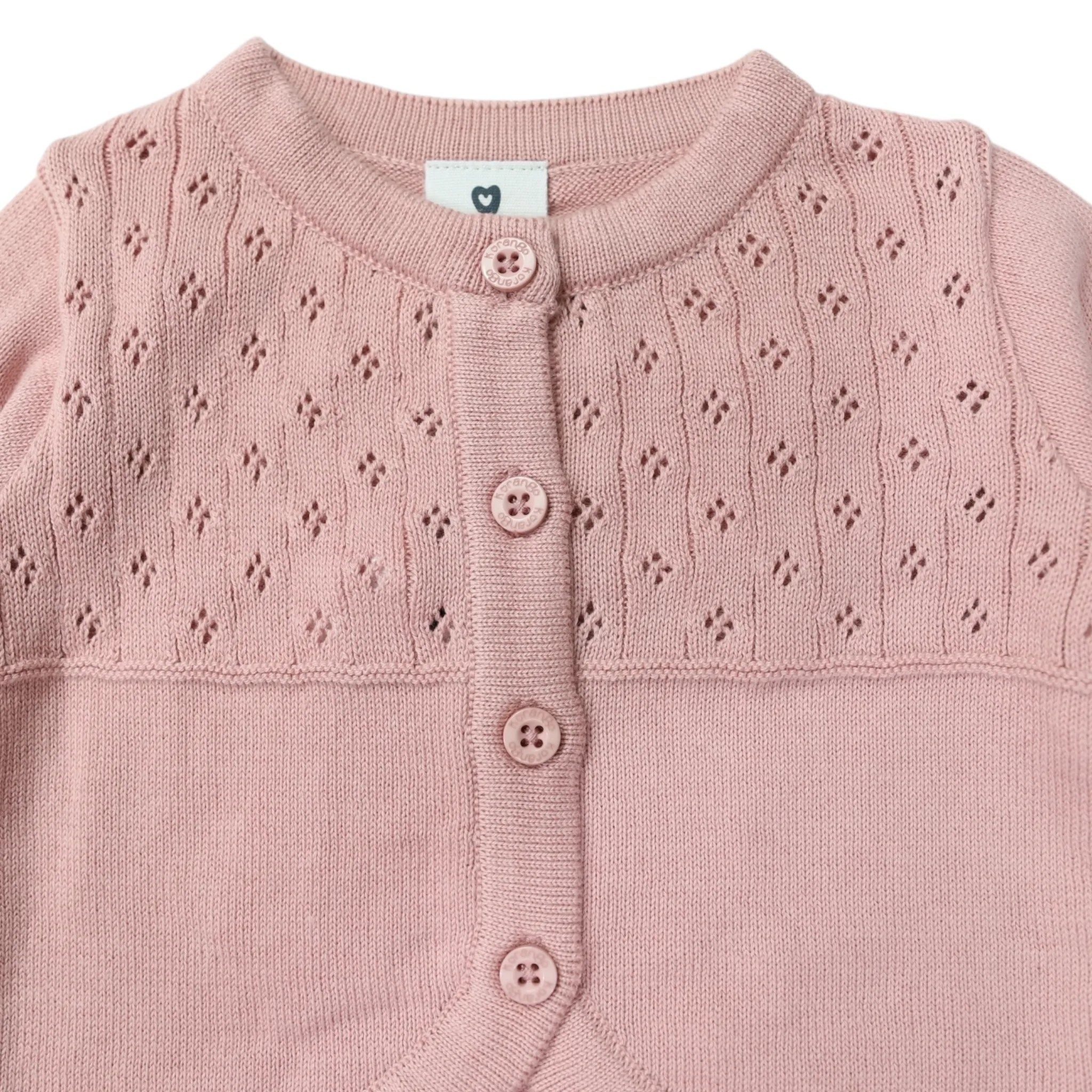 Organic Cardigan Pink