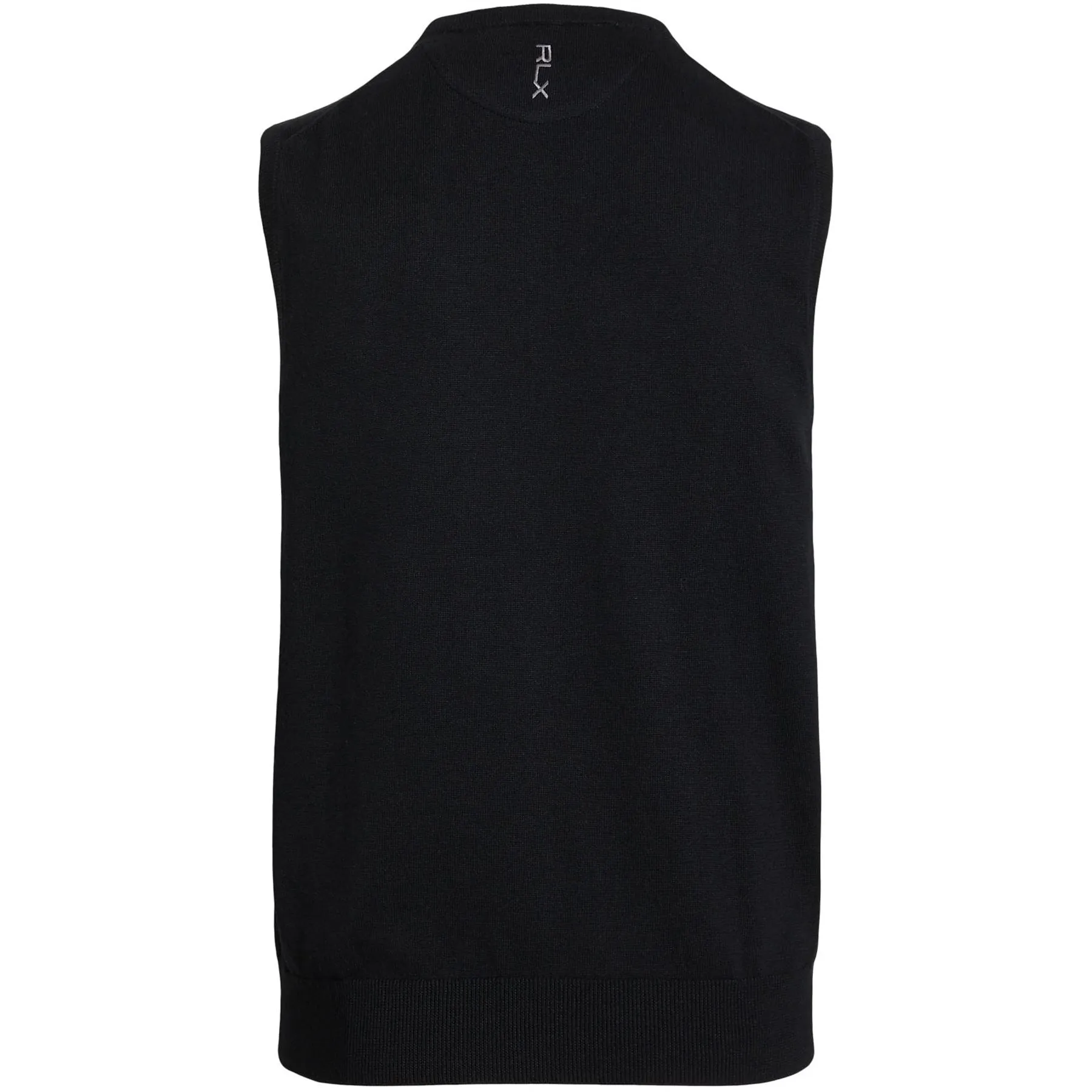 Performance Cotton-Blend Sweater Vest Polo Black - SS24