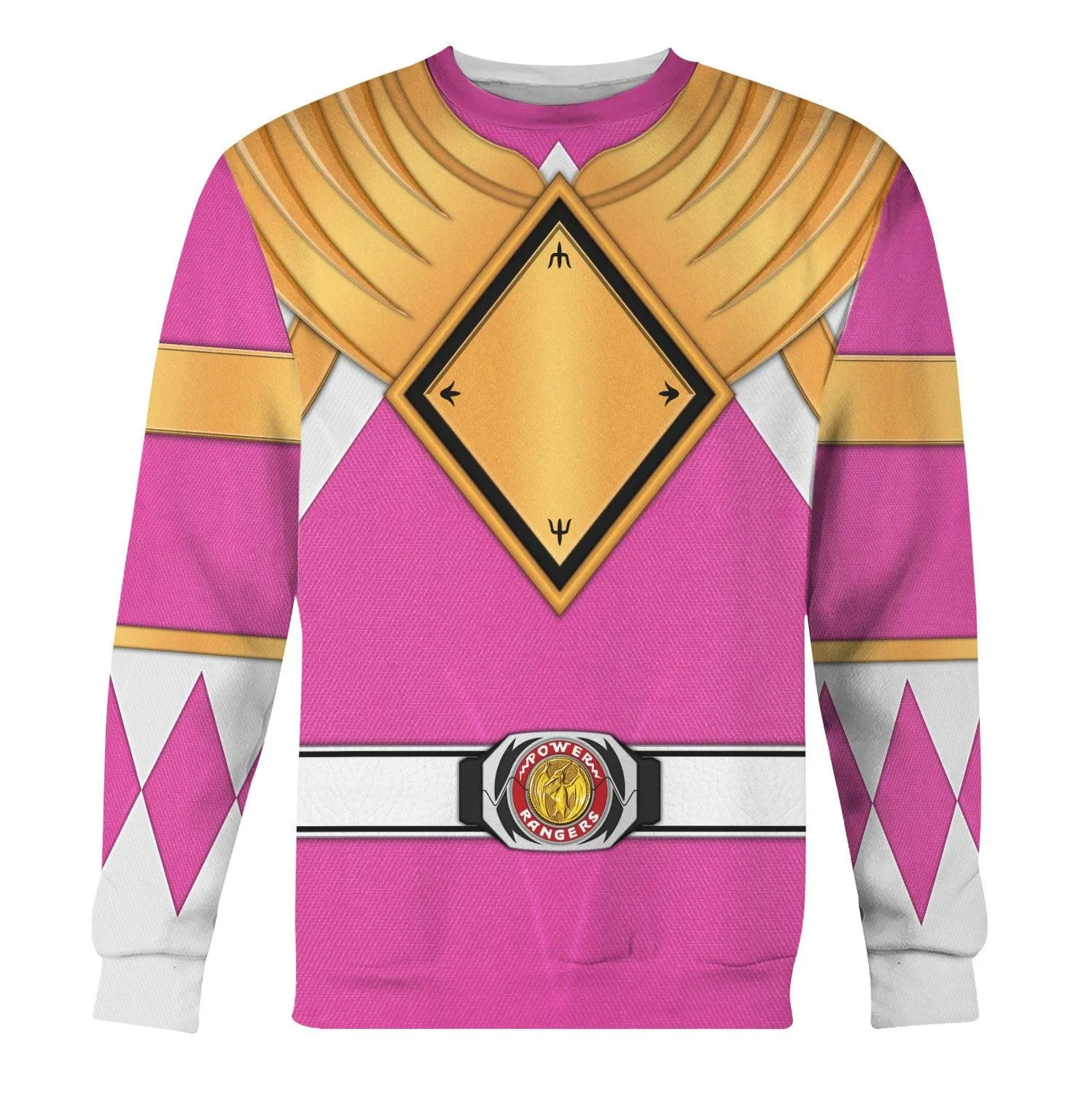 Pink Ranger Dragon Shield Hoodies Sweatshirt T-shirt Hawaiian Tracksuit