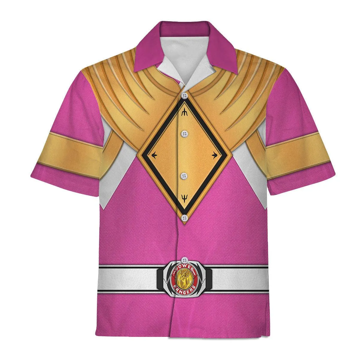 Pink Ranger Dragon Shield Hoodies Sweatshirt T-shirt Hawaiian Tracksuit