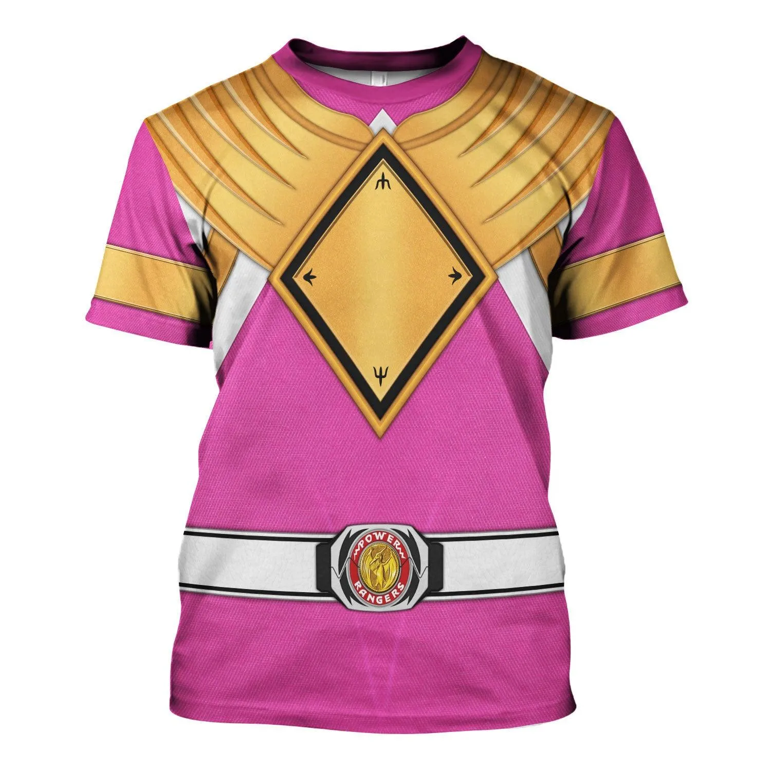 Pink Ranger Dragon Shield Hoodies Sweatshirt T-shirt Hawaiian Tracksuit