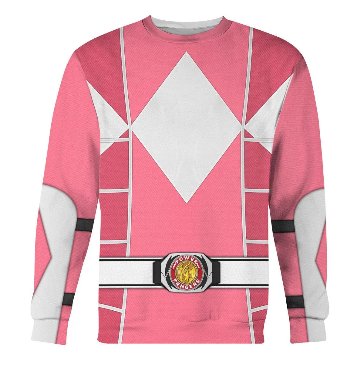 Pink Ranger Mighty Morphin Cosplay Hoodies Sweatshirt T-shirt Hawaiian