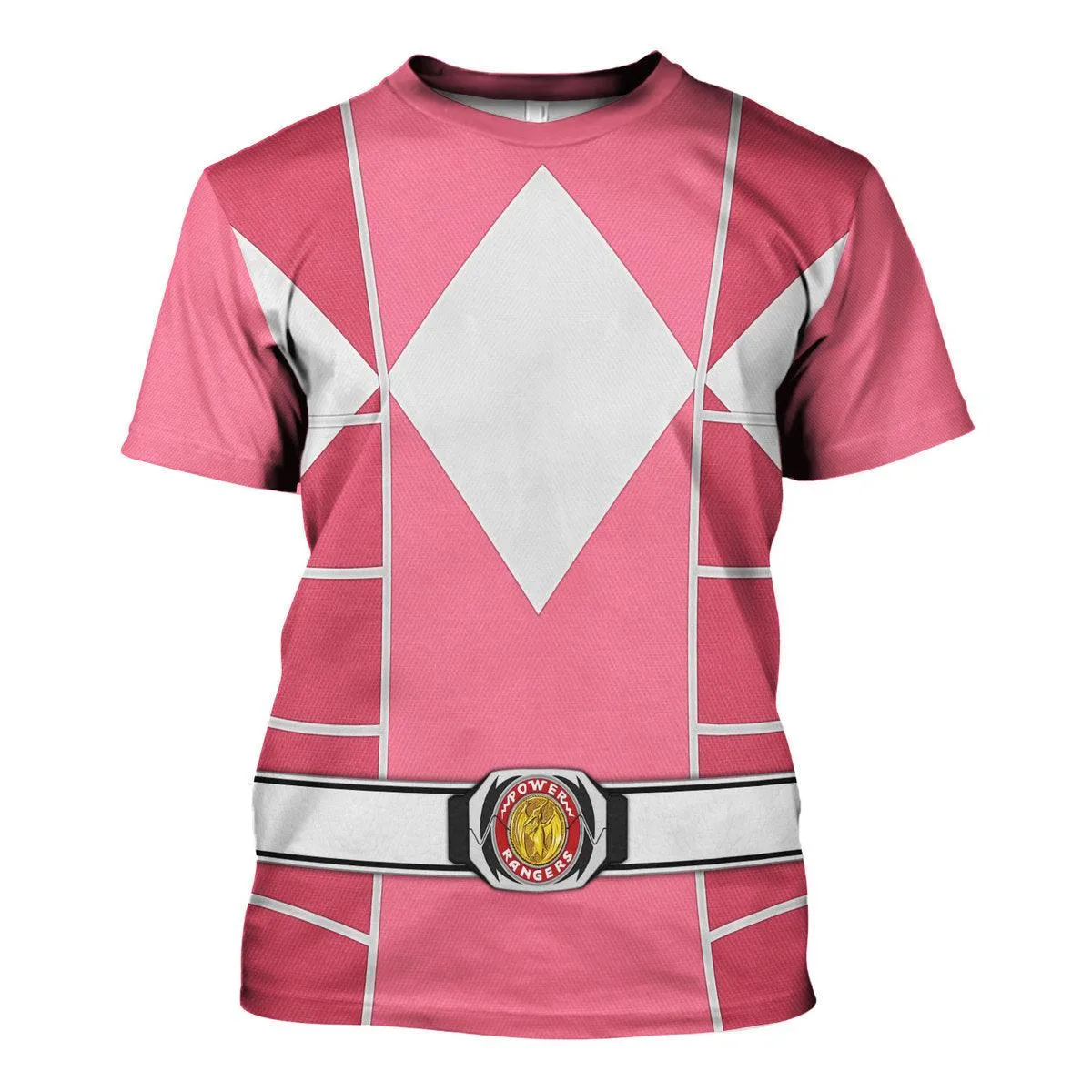 Pink Ranger Mighty Morphin Cosplay Hoodies Sweatshirt T-shirt Hawaiian