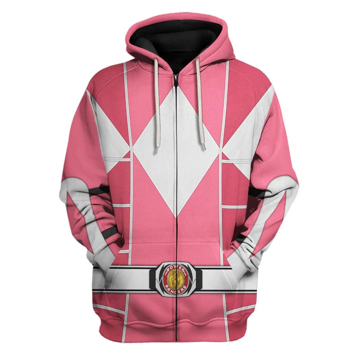 Pink Ranger Mighty Morphin Cosplay Hoodies Sweatshirt T-shirt Hawaiian