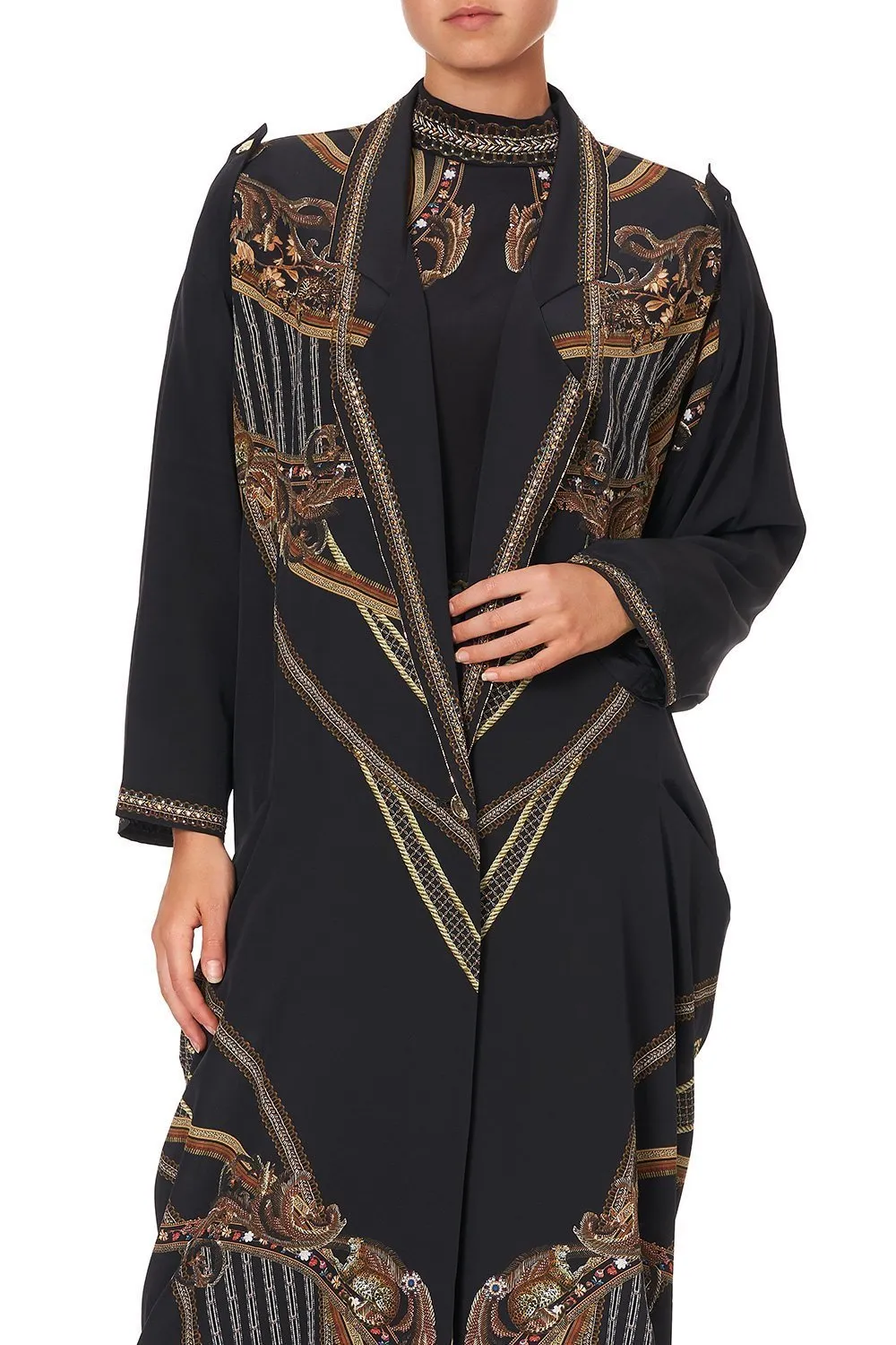 Relaxed Panel Coat- Belle Of Baroque