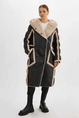 REXANA | Mixed Media Puffer Coat